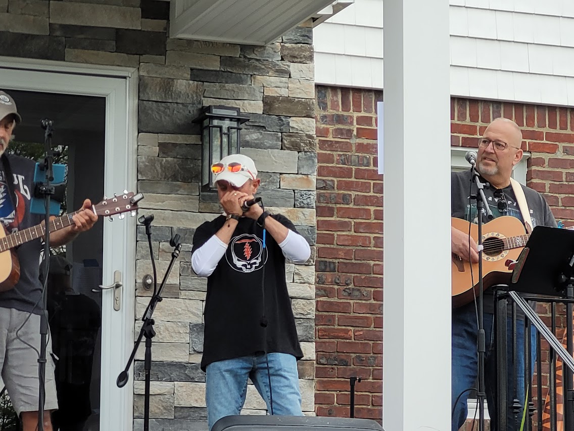 The Alright Guys performing at Long Beach PorchFest