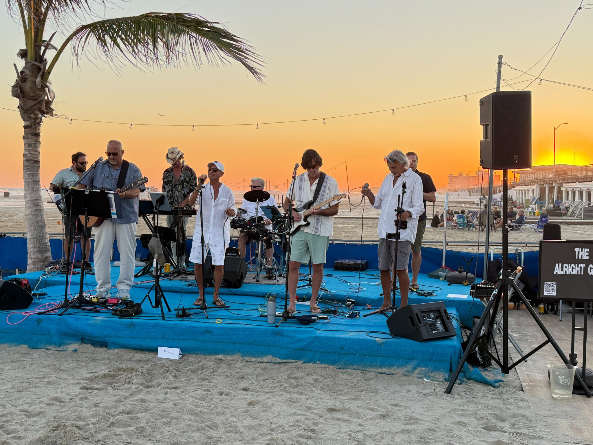 The Alright Guys performing at New York Beach Club
